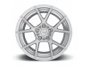 Rotiform 1PC R138 KPS GLOSS SILVER BRUSHED Wheel (18