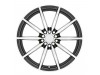 Ruff BURNOUT GLOSS BLACK With MACHINED FACE Wheel (18