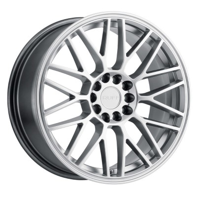 Ruff OVERDRIVE HYPER SILVER Wheel 17" x 7.5" | Ford Mustang 2015-2023