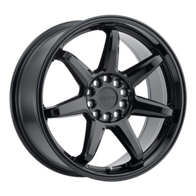 Ruff SHIFT GLOSS BLACK Wheel 17" x 7.5" | Ford Mustang 2015-2023