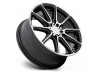 Ruff THROTTLE GLOSS BLACK With MACHINED FACE Wheel (17