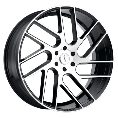 Status JUGGERNAUT GLOSS BLACK W/ MACHINED FACE Wheel 20" x 9" | Ford F-150 2021-2023