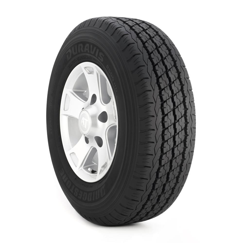 Bridgestone Duravis R500 HD Black Sidewall Tire (LT235/80R17 120R) vzn120179