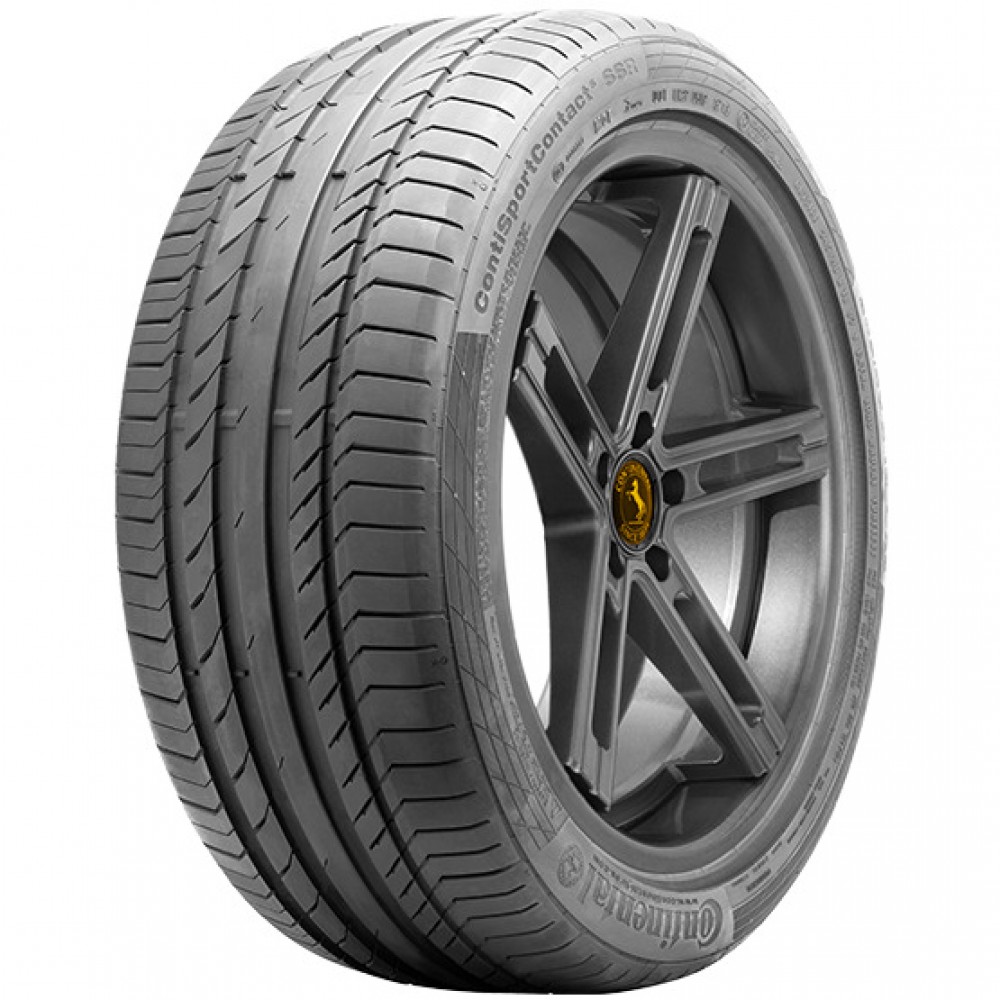 Continental ContiSportContact 5 Black Sidewall Tire (245/35R21 96W XL OEM: Tesla) vzn120606