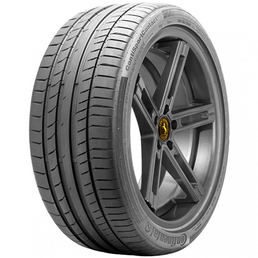 Continental ContiSportContact 5P Black Sidewall Tire (265/35ZR21 101Y XL OEM: Tesla) vzn120625