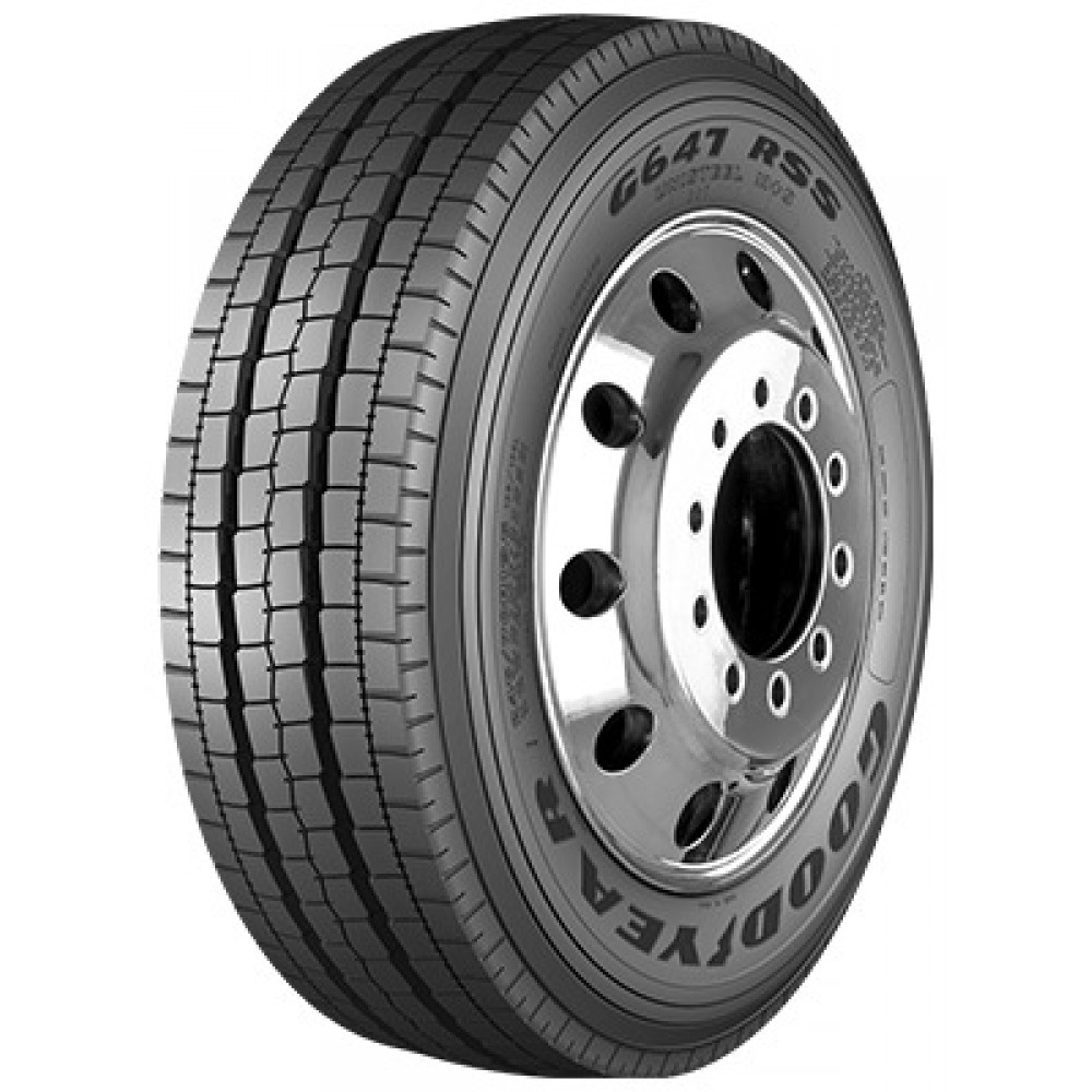 Goodyear G647 RSS Black Sidewall Tire (245/70R19.5 133/132L) vzn121255