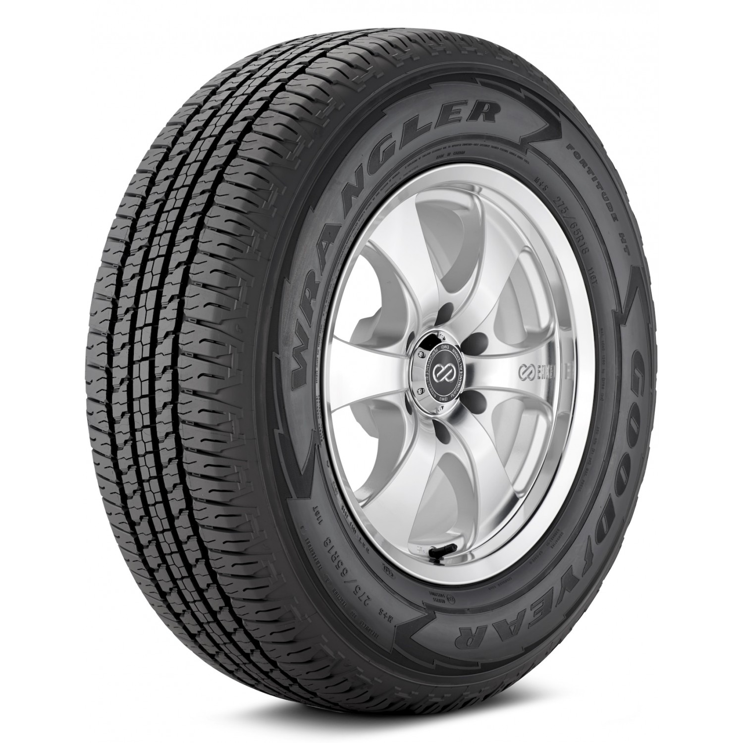 Goodyear Wrangler Fortitude HT Black Sidewall Tire (235/70R16 106T)  vzn121207