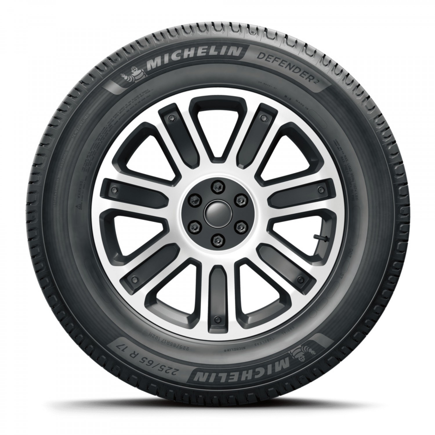 Michelin Defender 2 Black Sidewall Tire 225 60R16 98H Vzn121809
