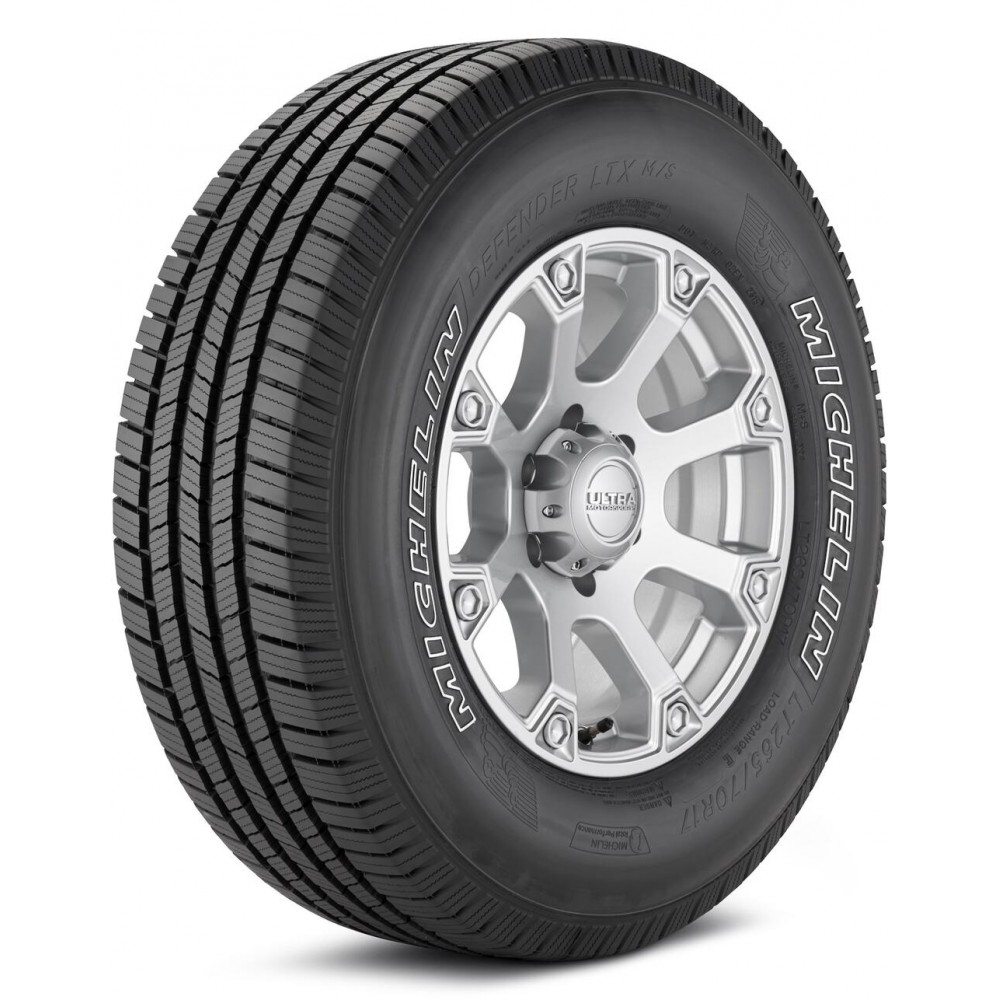 Michelin Defender LTX MS Outlined Raised White Letters Tire (LT265/70R17 121/118R) vzn121499