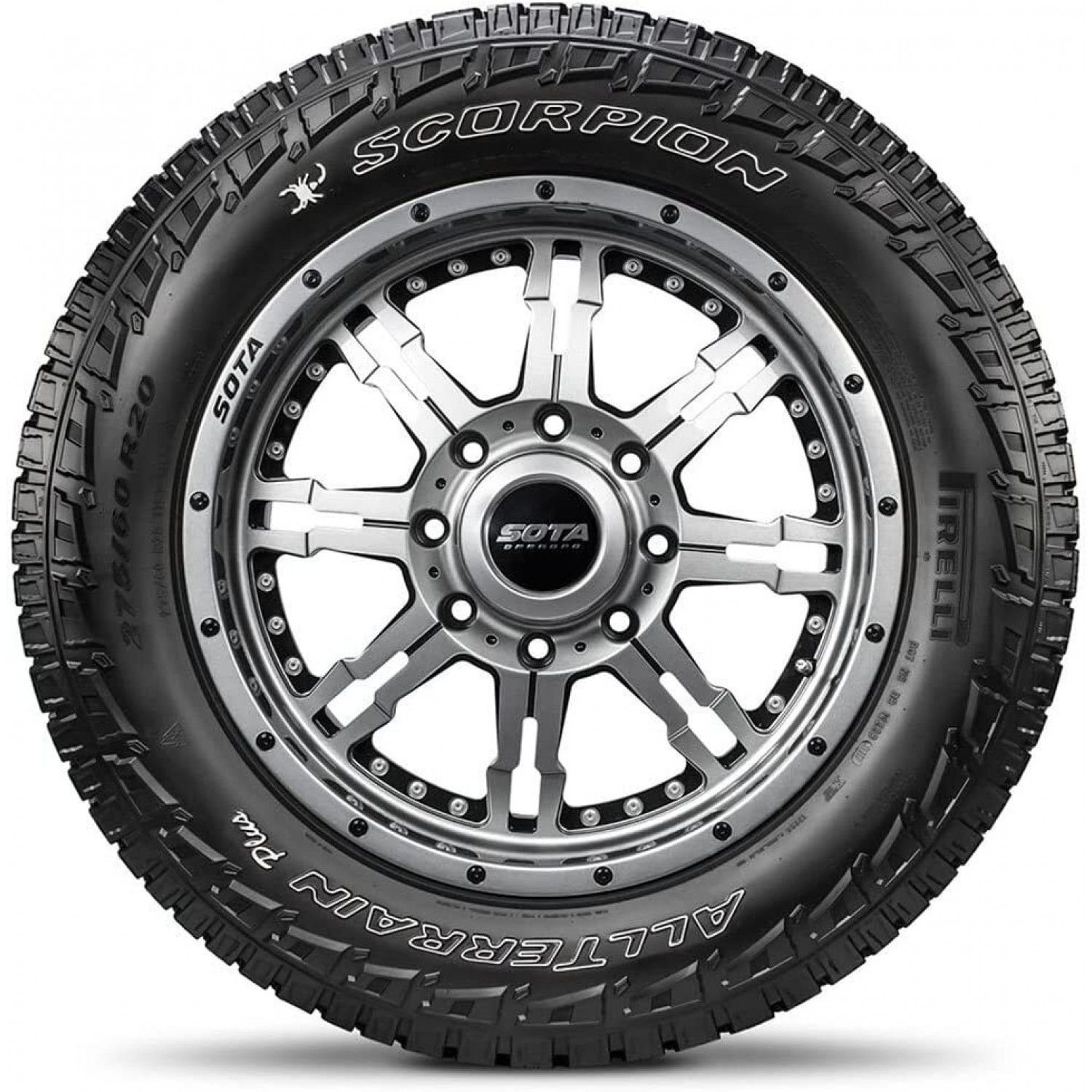 Pirelli Scorpion All Terrain Plus White Tire vzn121975 Raised 114T) Letters (265/65R18