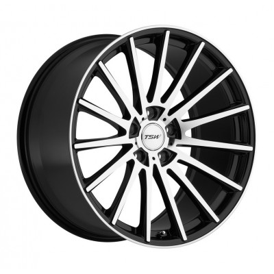 TSW Chicane Gloss Black With Mirror Face Wheel 19" x 8.5" | Chevrolet Camaro 2016-2023