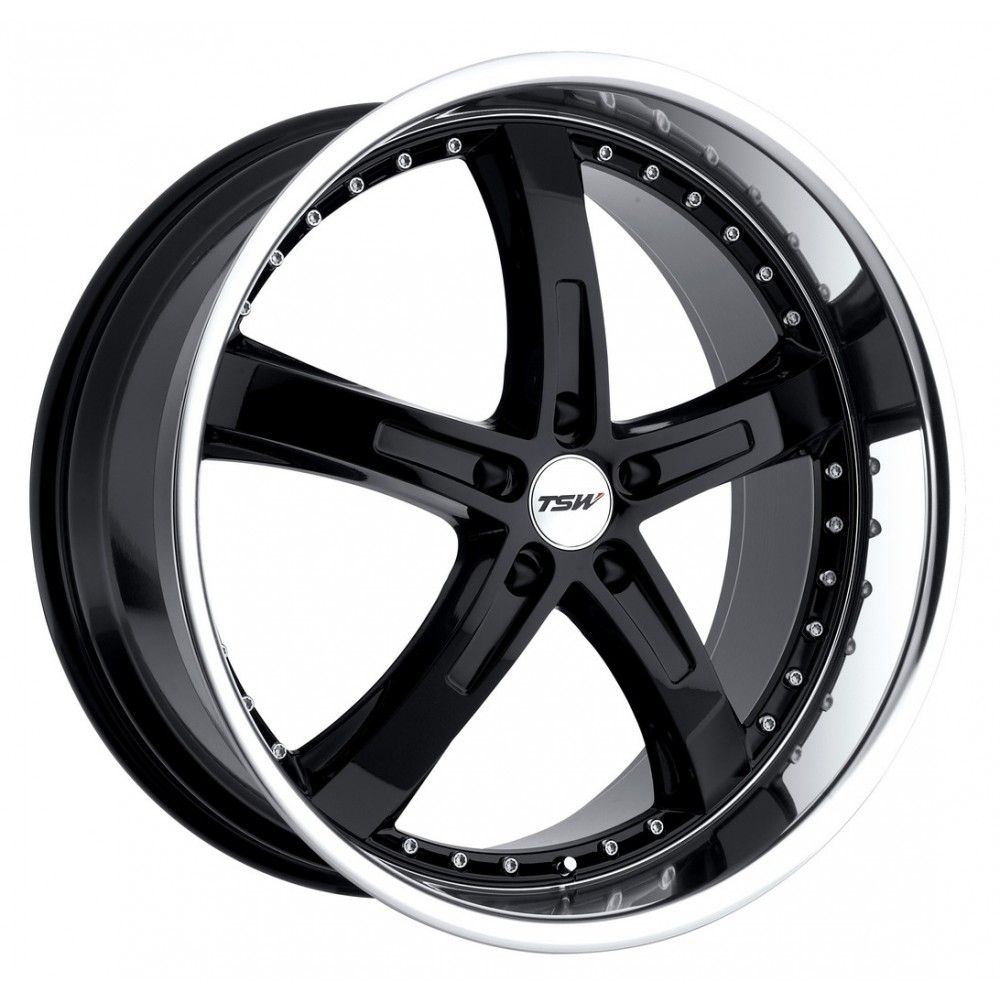 TSW Jarama Gloss Black With Mirror Cut Lip Wheel 20" x 8.5" | Chevrolet Camaro 2016-2023