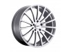 TSW Mallory Silver With Mirror Cut Face Wheel 18" x 8" | Ford Mustang 2015-2023