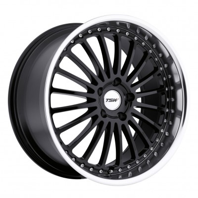 TSW Silverstone Gloss Black With Mirror Cut Lip Wheel 20" x 8.5" | Chevrolet Camaro 2016-2023