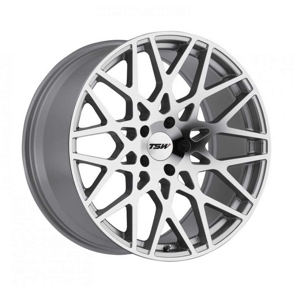 TSW Vale Silver With Mirror Cut Face Wheel 20" x 10" | Chevrolet Camaro 2016-2023