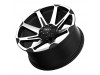 Tuff T05 FLAT BLACK W/ MACHINED FACE Wheel (22