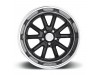 US Mag 1PC U121 RAMBLER GLOSS BLACK Wheel (17