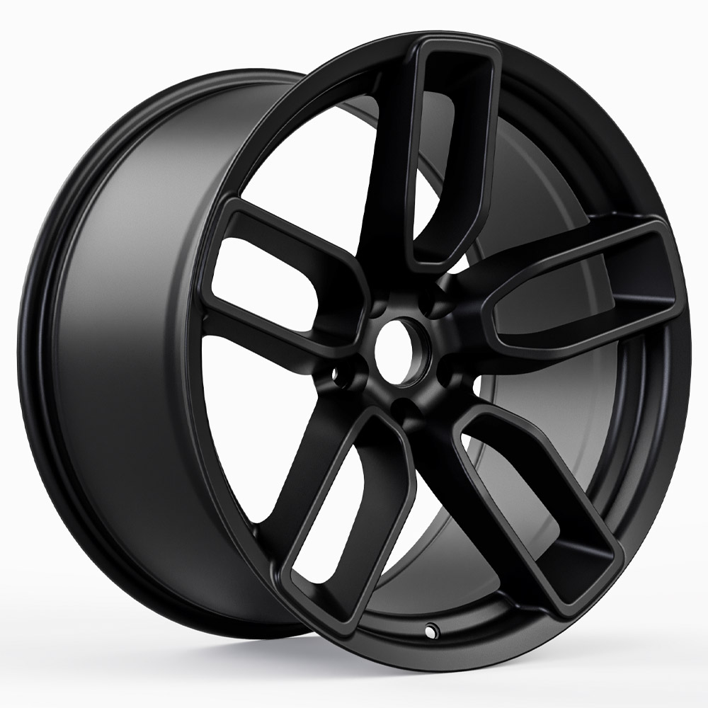 Hellcat Redeye Style Matte Black Wheel (20" x 9", +20 Offset, 5x115 Bolt Pattern, 71.6 mm Hub) vzn111407