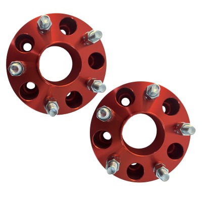 (2) Forged Hubcentric Wheel Spacers - 4x108 (4x4.25) 25mm 1.0 Inch - 1/2" Thread - Customadeonly