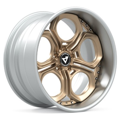 Vicrez V4F-R 3-Piece with Step Lip Forged Wheel vzn118506