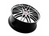 Victor Equipment LEMANS GLOSS BLACK W/ MIRROR CUT LIP Wheel (22