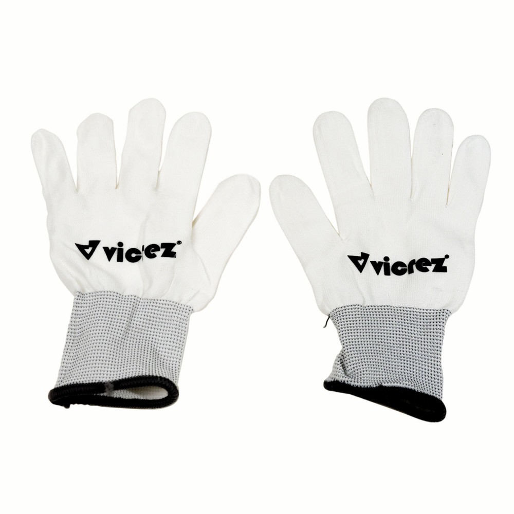 Vicrez Vinyl Wrapping White Gloves vzt127