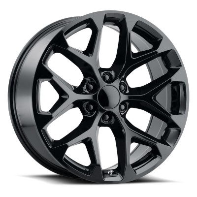 Snowflake Gloss Black Wheel 20" x 9" | Chevrolet Tahoe 2021-2023