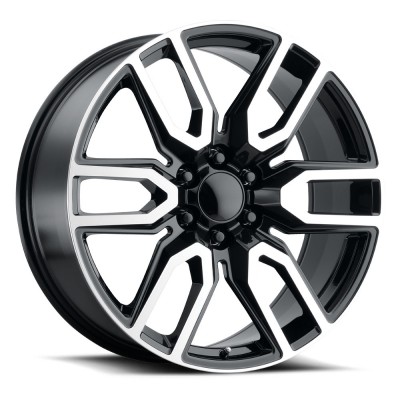 Denali NZH Gloss Black Machined Face Wheel 20" x 9" | Chevrolet Tahoe 2021-2023