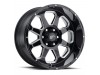 TR10 Gloss Black Milled Wheel (17