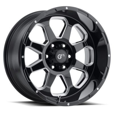 TR10 Gloss Black Milled Wheel 17" x 9" | Ford F-150 2021-2023
