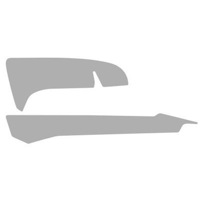 Vicrez Paint Protection PPF Pre-Cut Bumper, Passenger Fog vpp253 | Corvette C8 Coupe 2020-2023
