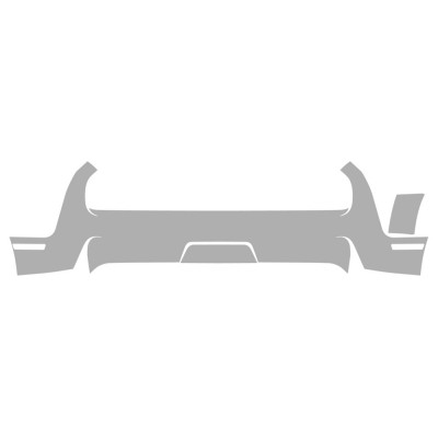 Vicrez Paint Protection PPF Pre-Cut Bumper, Rear Full vpp426 | Dodge Challenger SRT Hellcat Widebody 2019-2023