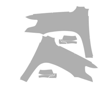 Vicrez Paint Protection PPF Pre-Cut Kit, Fenders/Mirrors Full, Driver and Passenger vpp3674 | Chevrolet Tahoe 4D SUV 2015-2020