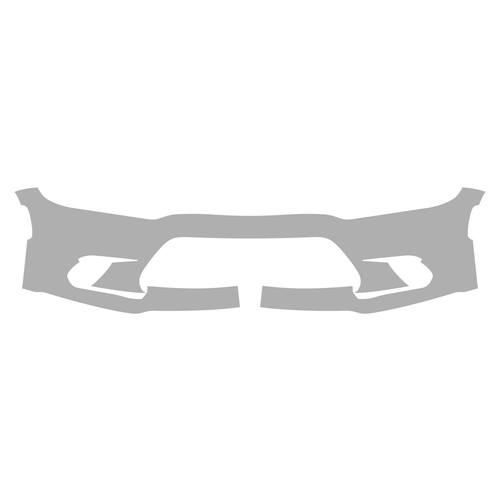 Vicrez Paint Protection PPF Pre-Cut Kit, Front Bumper Part 2 vpp556 | Dodge Charger SRT 392/GT/RT/Scat Pack 2015-2023