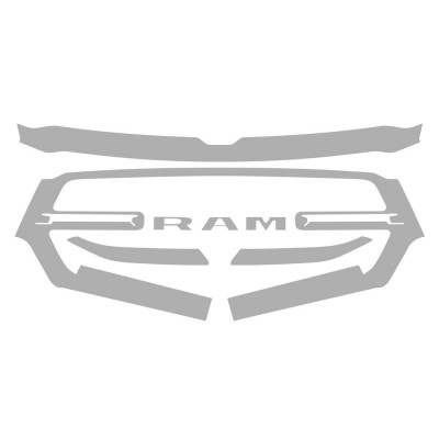Vicrez Paint Protection PPF Pre-Cut Kit, Grille vpp1688 | Ram 1500 Tradesman/Bighorn/Lonestar/Quad Cab 2019-2023