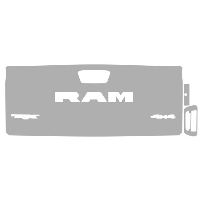 Vicrez Paint Protection PPF Pre-Cut Tailgate, Full vpp1065 | Ram 1500 TRX 2021-2023