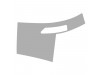 Vicrez Paint Protection PPF Pre-Cut Wheel, Rear Splash Driver vpp18214 | Ford Mustang GT Conv 2024-2024