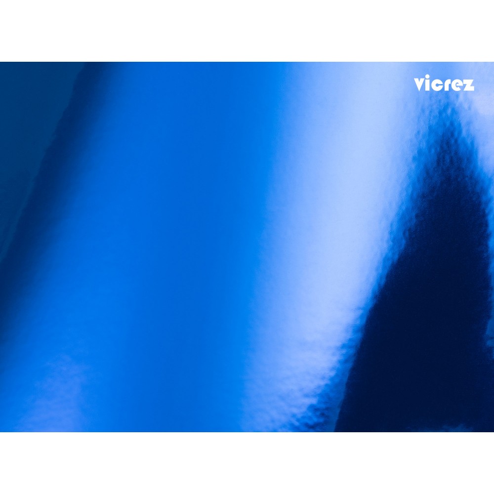 Vicrez Vinyl Car Wrap Film vzv10162 Chrome Blue Specular 5ft x 60ft (Full Roll)