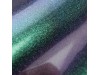 Vicrez Vinyl Car Wrap Film vzv10535 Gloss Chameleon Morph Green Purple 5ft x 60ft (Full Roll)