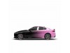 Vicrez Vinyl Car Wrap Film vzv10754 Black To Pink Horizontal Gradient Pattern