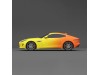 Vicrez Vinyl Car Wrap Film vzv10764 Yellow To Orange Horizontal Gradient Pattern