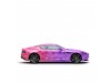 Vicrez Vinyl Car Wrap Film vzv10779 Purple To Pink Geometric Horizontal Gradient Pattern
