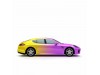 Vicrez Vinyl Car Wrap Film vzv10782 Purple To Yellow Horizontal Gradient Pattern