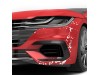 Vicrez Vinyl Car Wrap Film vzv10811 Red To White CSI Splatter Pattern