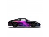 Vicrez Vinyl Car Wrap Film vzv10848 Deep Space Purple Nebula Pattern