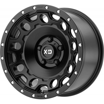 XD XD129 HOLESHOT Satin Black Wheel (20