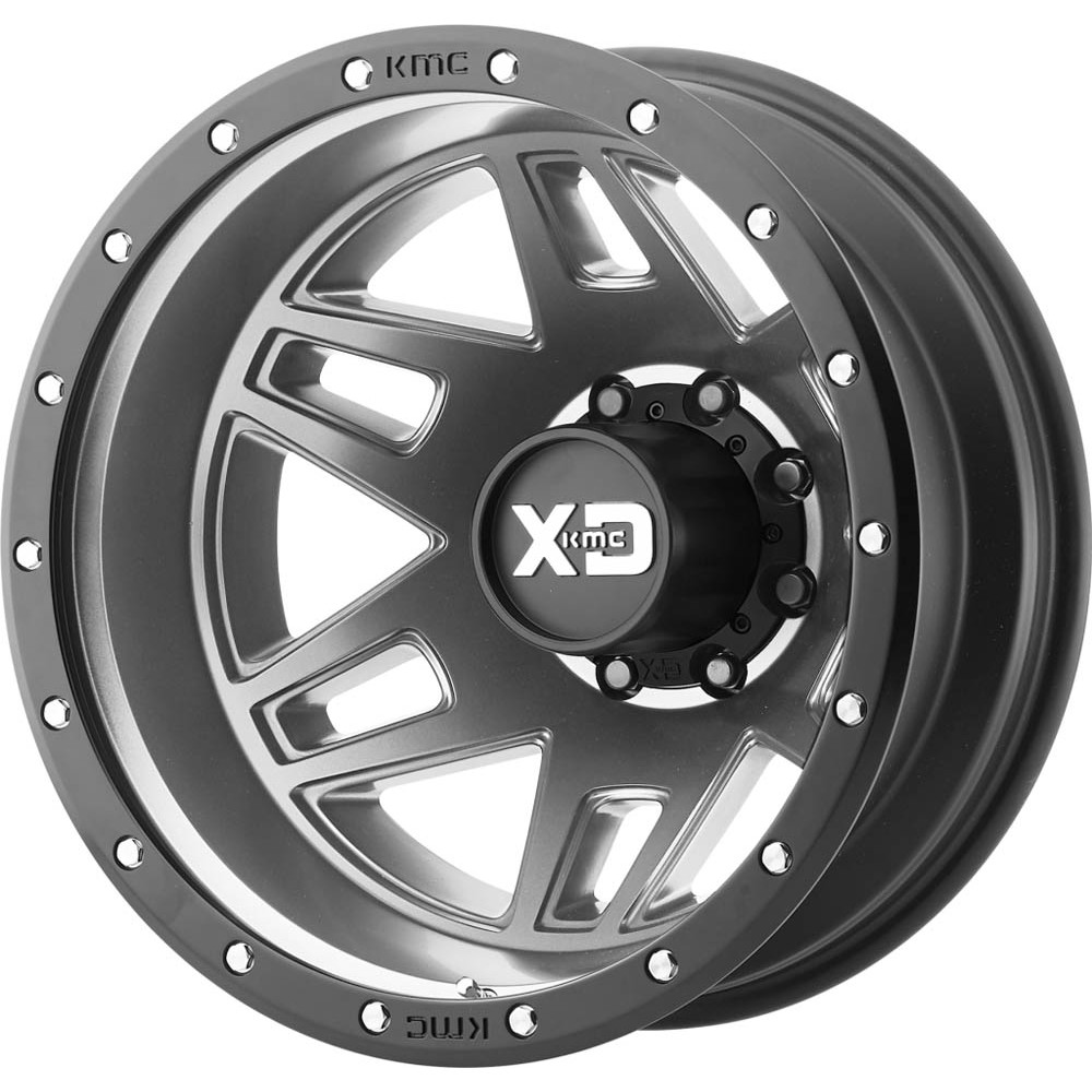 XD XD130 MACHETE DUALLY Matte Gray Black Ring Wheel (20