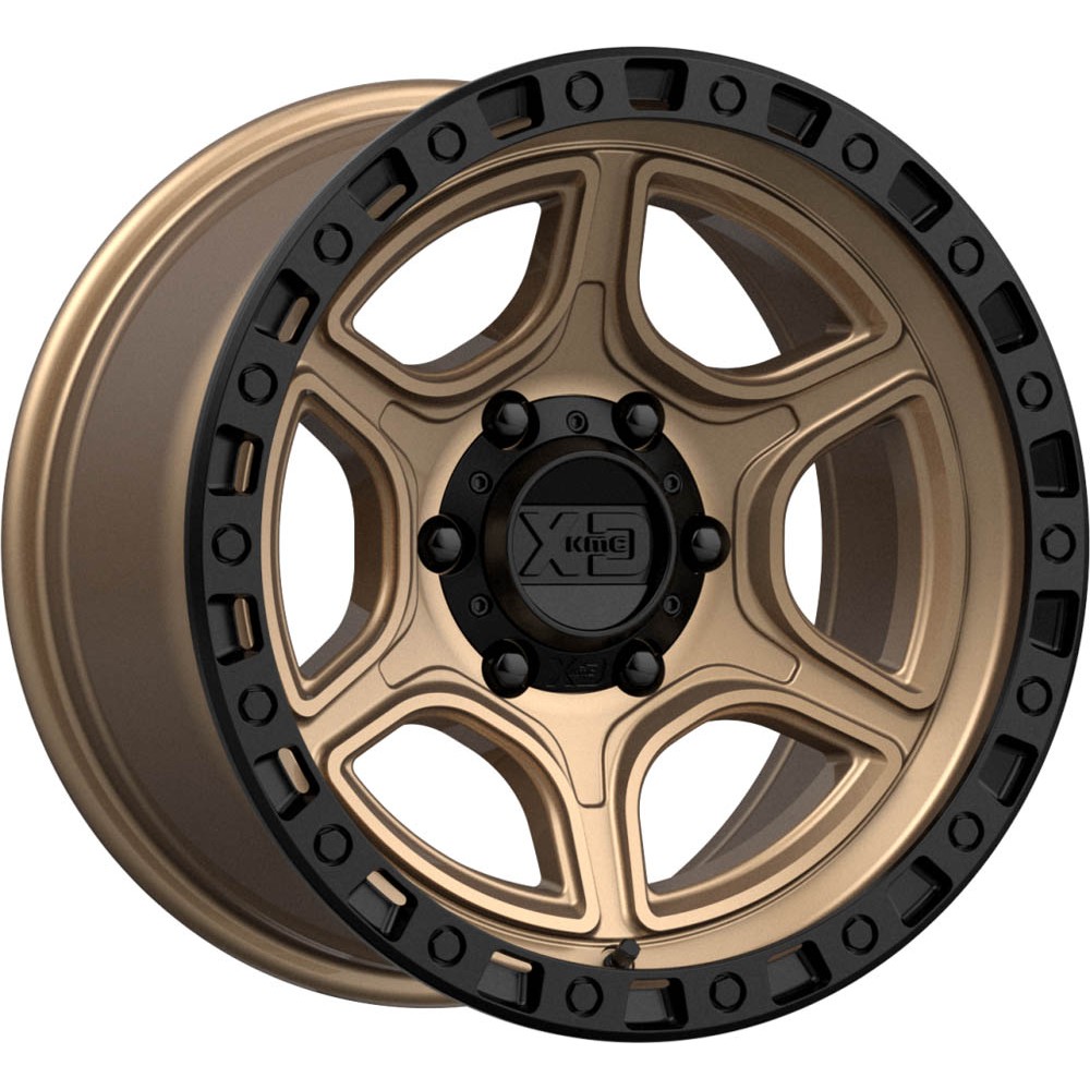XD XD139 PORTAL Satin Bronze Satin Black Lip Wheel (17