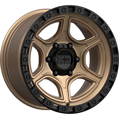 XD XD139 PORTAL Satin Bronze Satin Black Lip Wheel (17