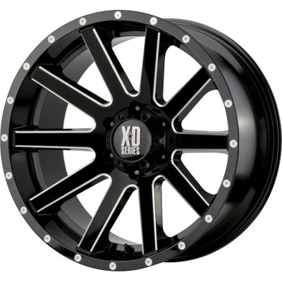 XD XD818 HEIST Gloss Black Milled Wheel (16